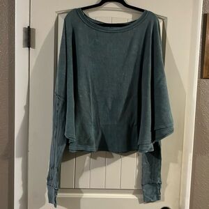 NWOT Free People Microphone Drop Thermal